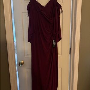 Lauren Ralph Lauren Deep Red Maxi Dress